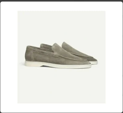Men’s Suede Low Loafers