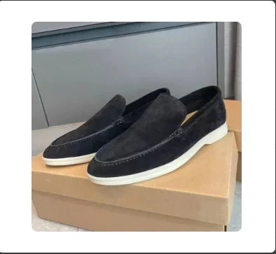Men’s Suede Low Loafers